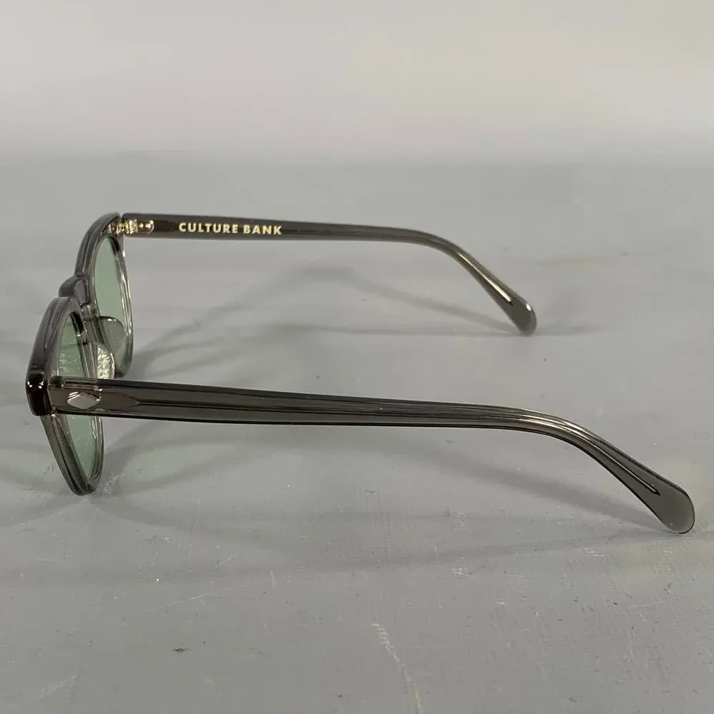CULTURE BANK Grey Translucent Acetate Sunglasses